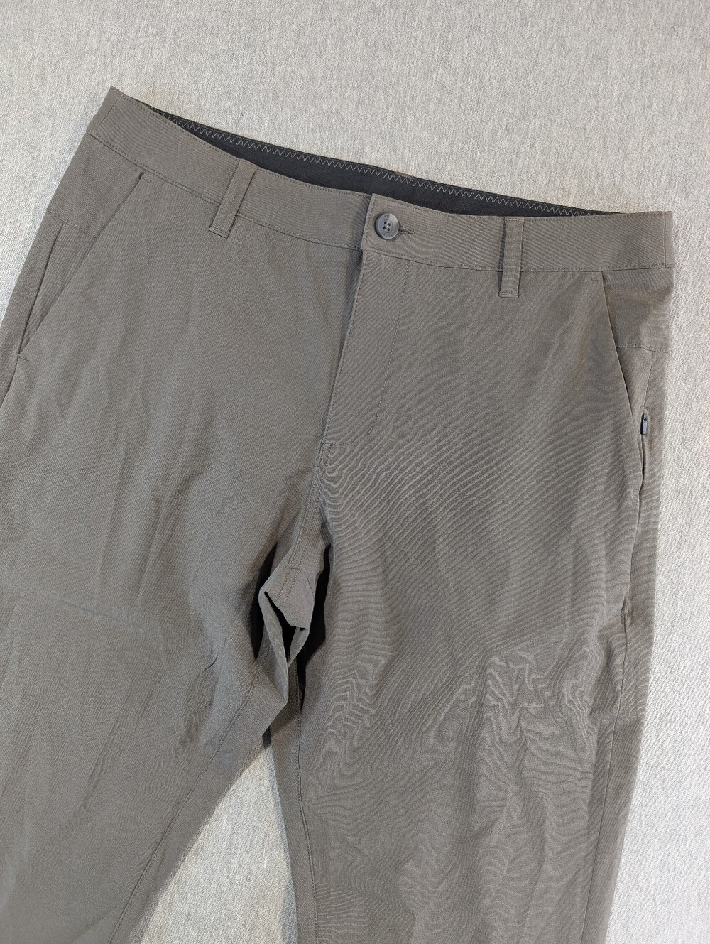 Vuori Performance Chino Pants Men's 32 Grey Stretch Lightweight Outdoor